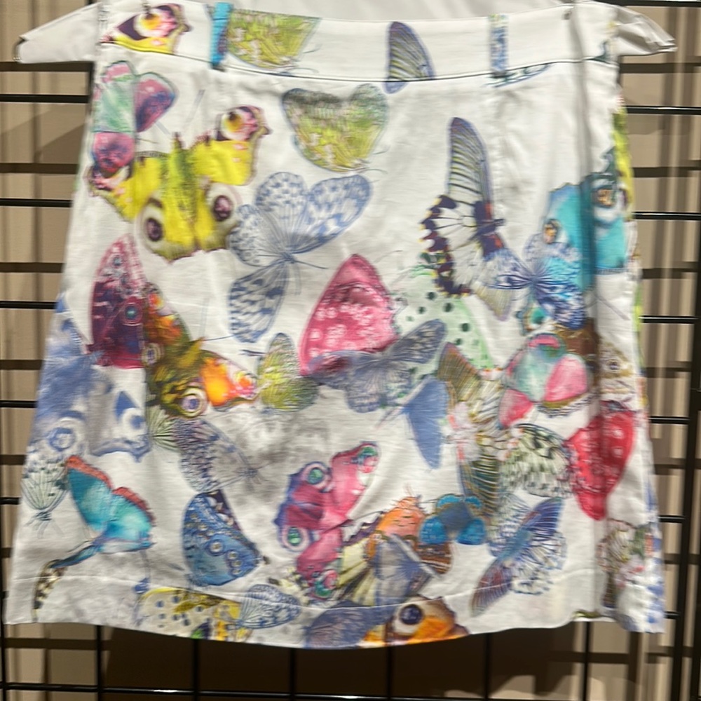Cotton golf skort